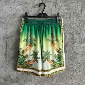 Casablanca Silk Shorts With Drawstrings Joyaux DAfrique